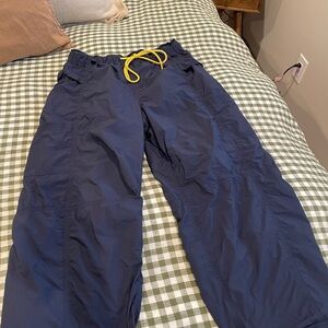Free people in the wild fleece lined pants